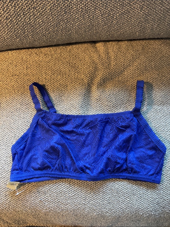 aerie Other - aerie Women’s Royal Blue Lace Bandeau XL Bralette NWT